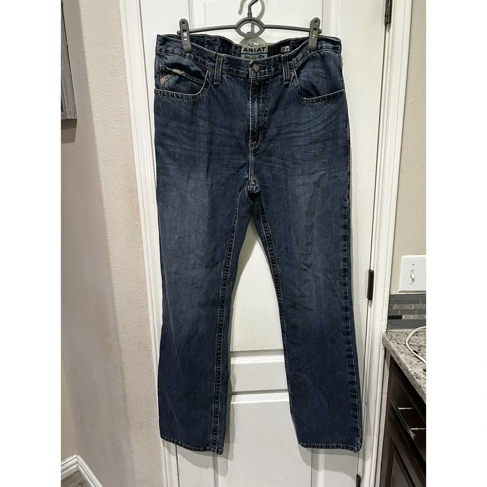ariat m2 traditional relaxed boot Cut 38x36 Denim Jeans Western